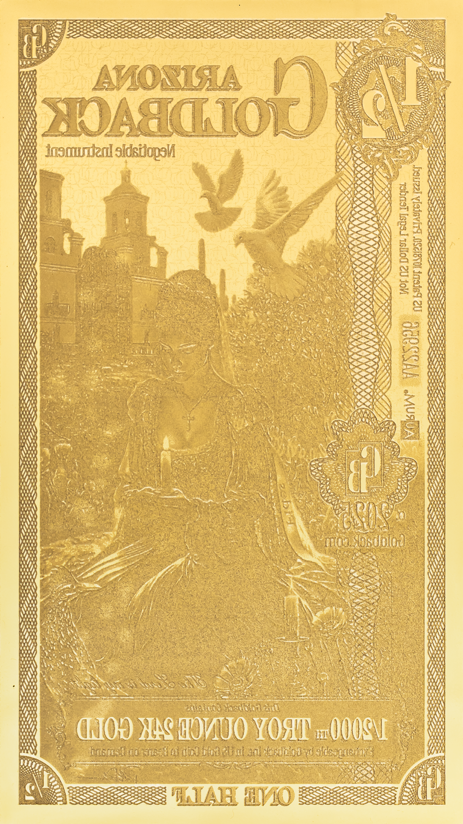 1/2 Goldback - Arizona