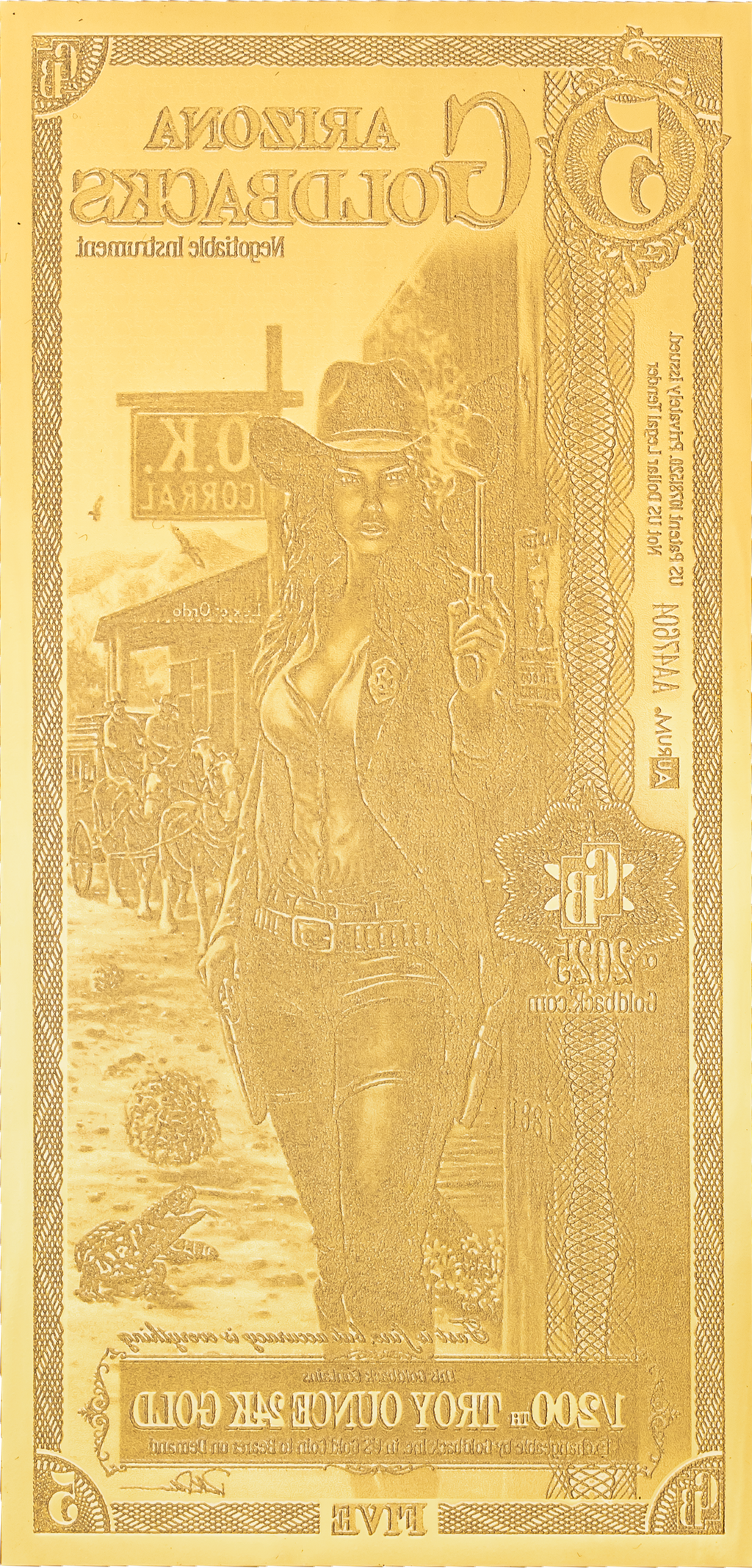 5 Goldback - Arizona