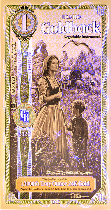 1 Goldback - Idaho