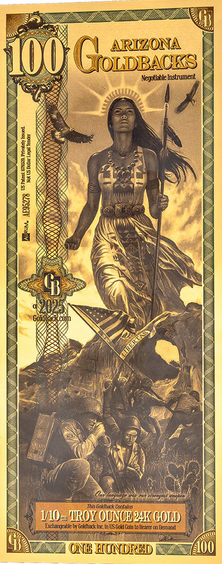 100 Goldback - Arizona