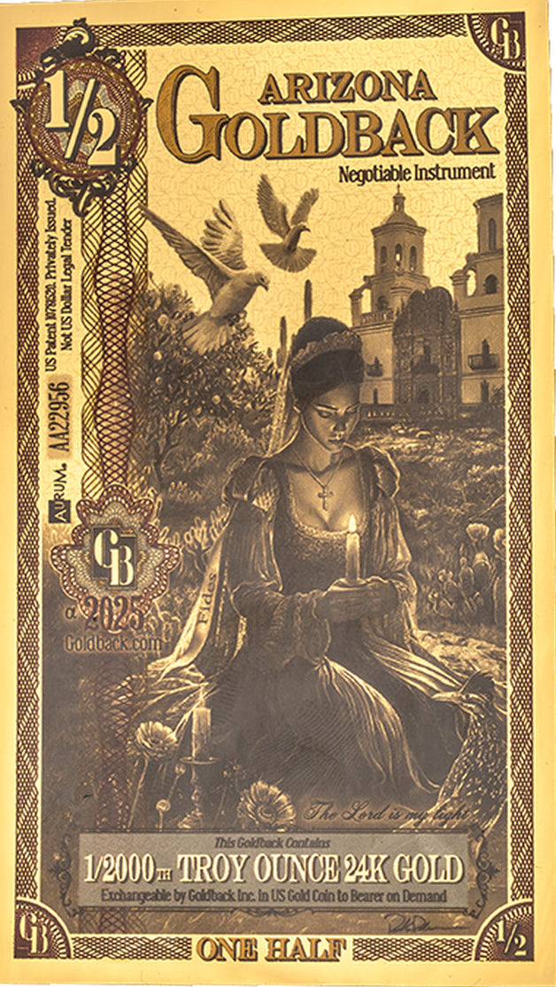 1/2 Goldback - Arizona