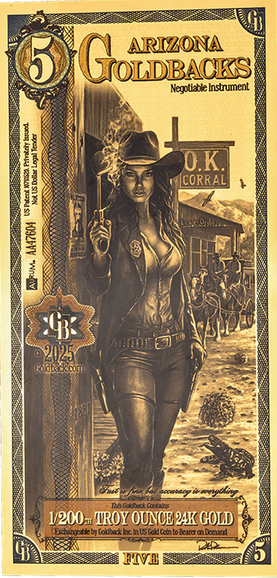 5 Goldback - Arizona