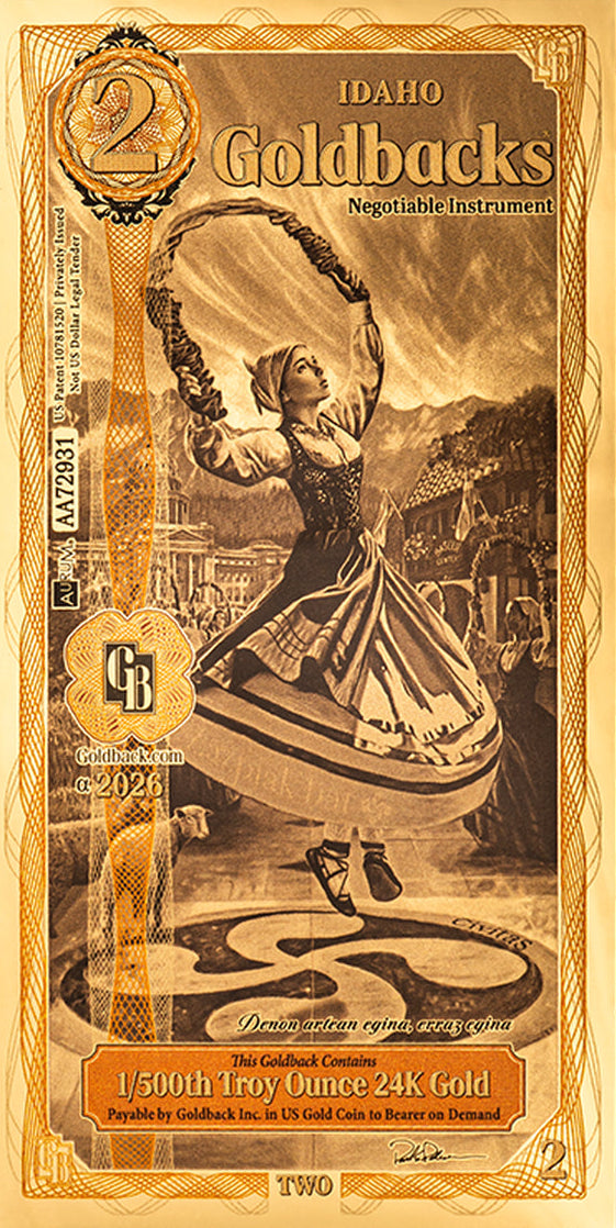 2 Goldback - Idaho