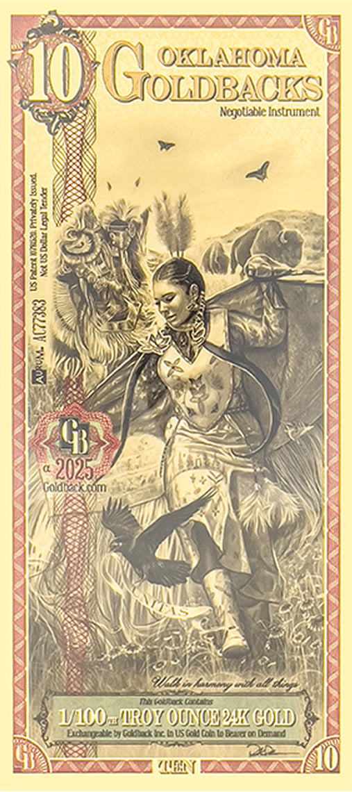 10 Goldback - Oklahoma